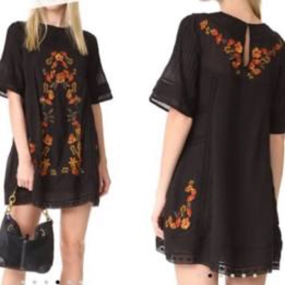 free people embroidered dress